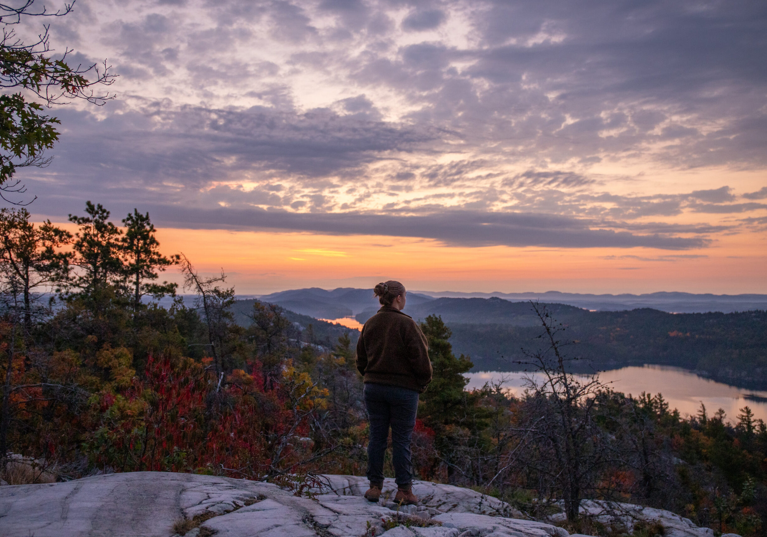 Willisville Mountain Lookout on a cool October morning.